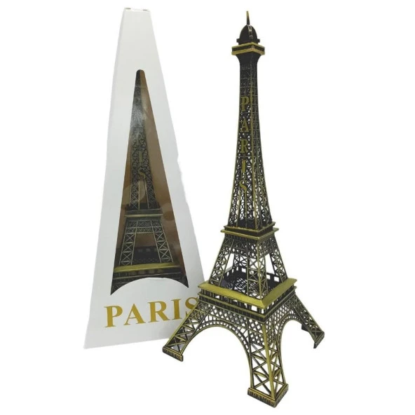 Minyatür Metal Eyfel Kulesi Dekoratif Biblo 32cm ürün görseli
