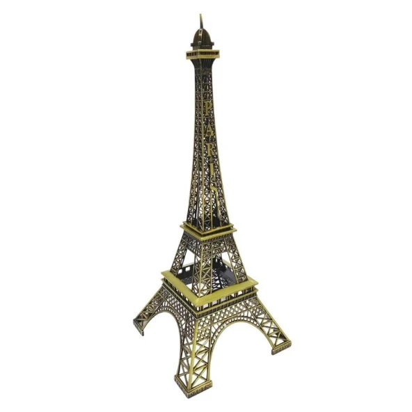 Minyatür Metal Eyfel Kulesi Dekoratif Biblo 32cm - Resim 3
