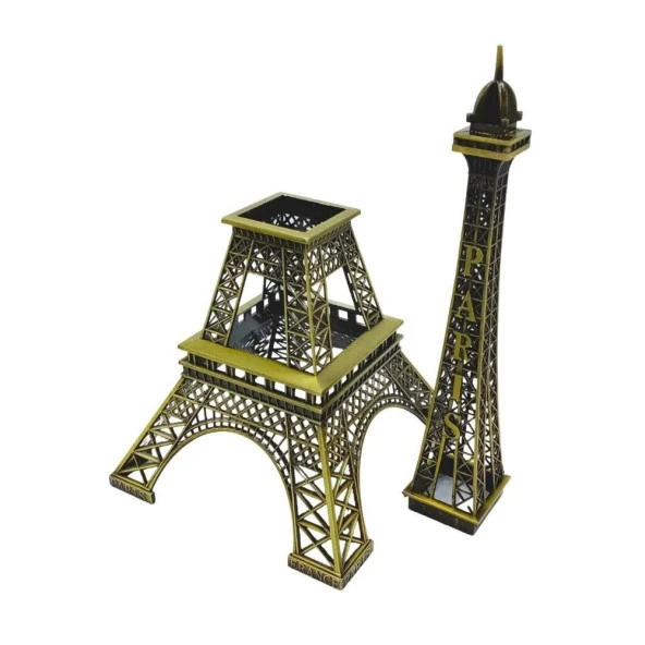 Minyatür Metal Eyfel Kulesi Dekoratif Biblo 32cm - Resim 4