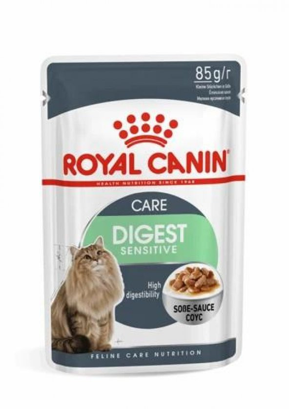 Royal Canin Digest Sensitive Yetişkin Kedi Yaş Maması 85 Gr 12 Li