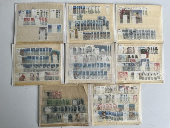 Yabancı Posta Pulu Lotu 870 Adet B012 - 3