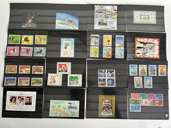 Yabancı Posta Pulu Lotu 1000 Adet B015 - 2