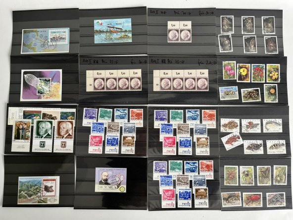 Yabancı Posta Pulu Lotu 500 Adet B014 - 5