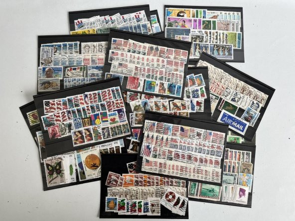 Yabancı Posta Pulu Lotu 1180 Adet B017 ürün görseli