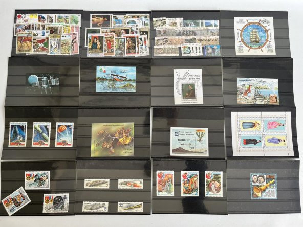 Yabancı Posta Pulu Lotu 1180 Adet B017 - Resim 5