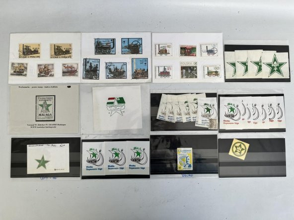 Yabancı Posta Pulu Lotu 240 Adet B018 - 4