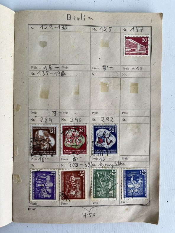 Yabancı Posta Pulu Albümü 650 Adet A080 - Resim 3