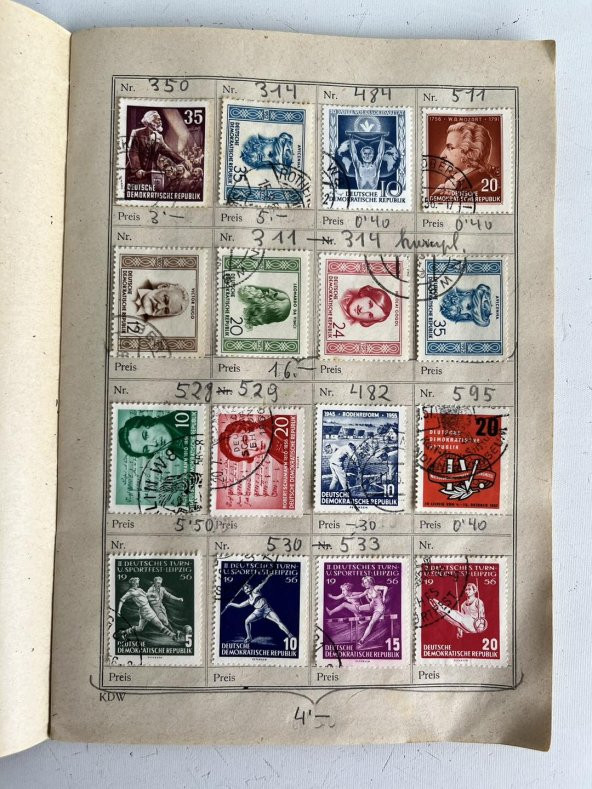 Yabancı Posta Pulu Albümü 650 Adet A080 - Resim 4