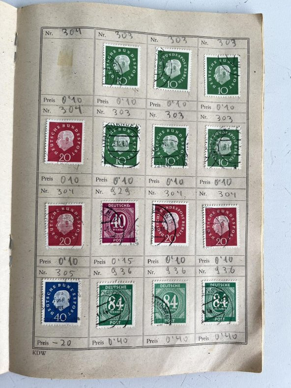 Yabancı Posta Pulu Albümü 650 Adet A080 - Resim 8