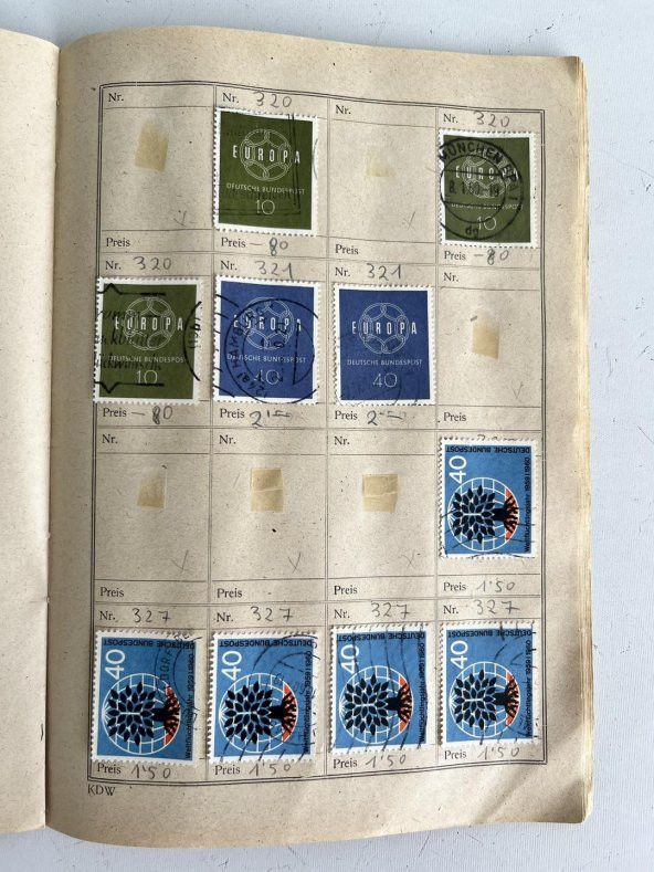 Yabancı Posta Pulu Albümü 650 Adet A080 - Resim 10