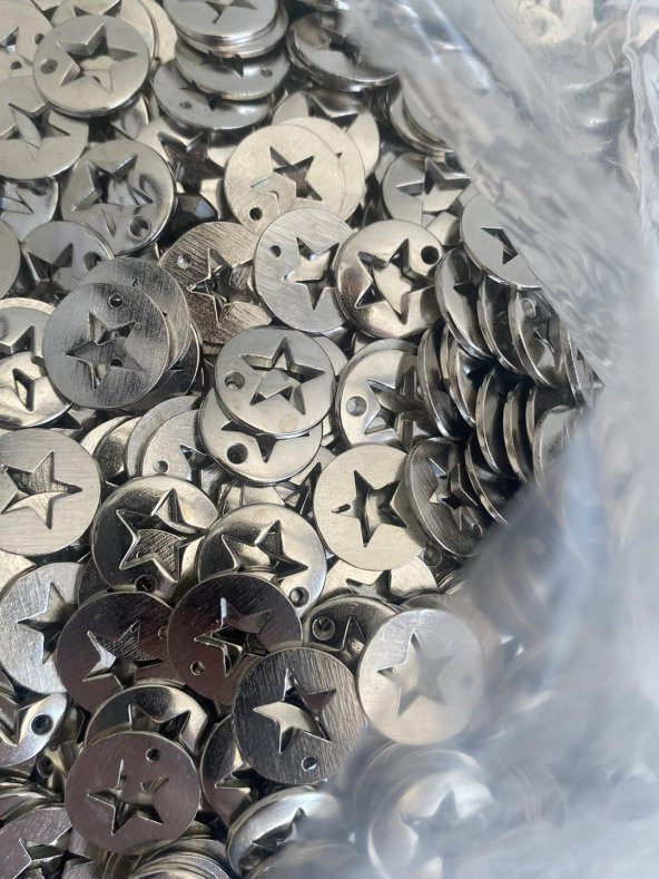 Çanta Takı Metal Aksesuar 11,8mm 20 Adet - Resim 2