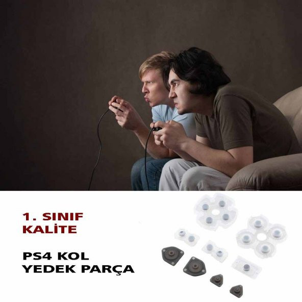 PS4 001 010 011 İç Silikon PS4 Yedek Parça Playstation 4 İç Lastik Takımı - 2