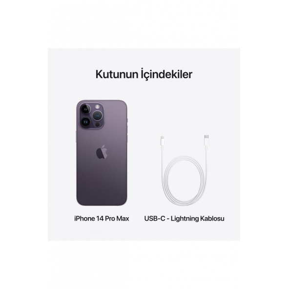 iPhone 14 Pro Max 256GB Derin Mor (ithalatçı Garantili) - 7