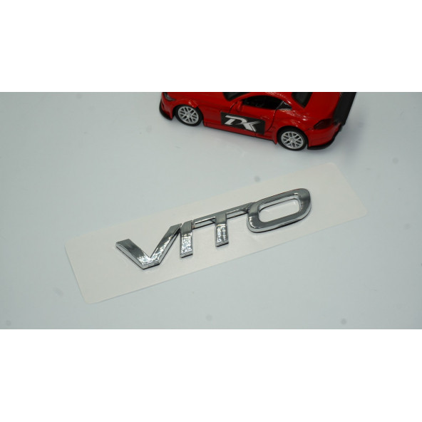 Mercedes Benz ViTO W447 W448 Krom ABS 3M 3D Bagaj Logo Amblem - 2