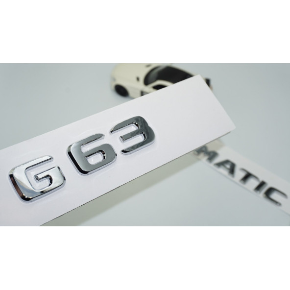 DK Tuning G63 4Matic Bagaj Krom ABS Yazı Logo Benz İle Uyumlu