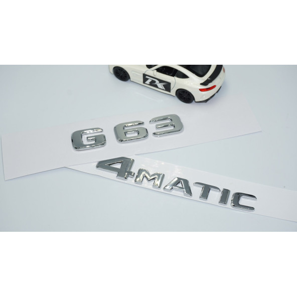 DK Tuning G63 4Matic Bagaj Krom ABS Yazı Logo Benz İle Uyumlu - 2