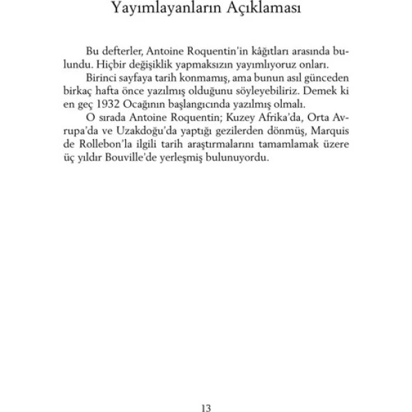 Bulantı JEAN PAUL SARTRE - 3