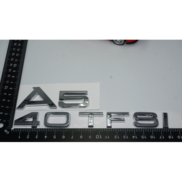 Audi A5 40 TFSi Krom ABS 3M 3D Bagaj Yazı Logo Orjinal Ürün - 3