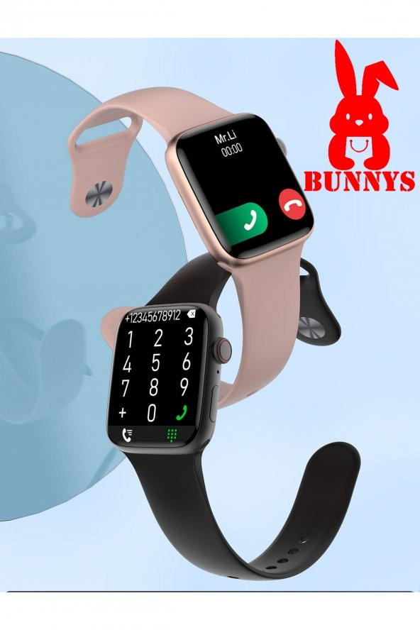 RABBİT STORE Apple iPhone 7 Uyumlu 45mm Nfc Özellikli Bt Çağrı Destekli Akıllı Saat - 4