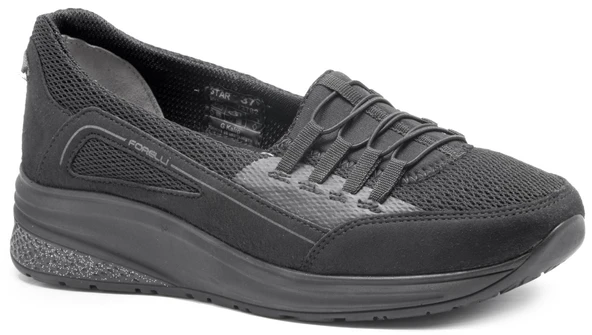 Forelli Star 30114 Siyah Bayan Ayakkabı Comfort ürün görseli