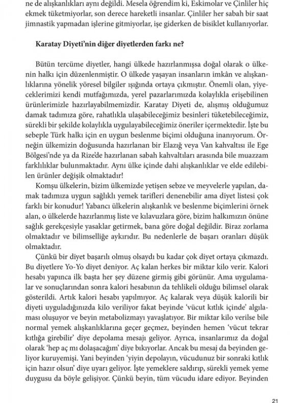 Karatay Diyetiyle Yaşam Boyu Sağlık - Canan Efendigil Karatay - 5