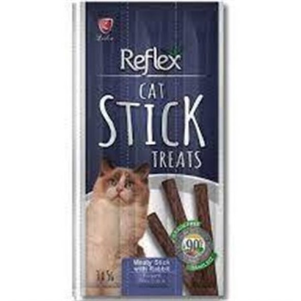 Reflex Cat Stick Treats Tavşanlı Kedi Ödül Maması 3x5Gr