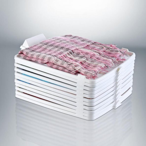 6lı Tişört Düzenleyici Gömlek T-shirt Elbise Organizer - 3