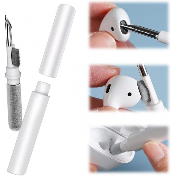 LESGO Kulaklık-kılıf Temizleme 2 In 1 Temizleyici Kiti Elektronik Ürün Temizleme Aparatı