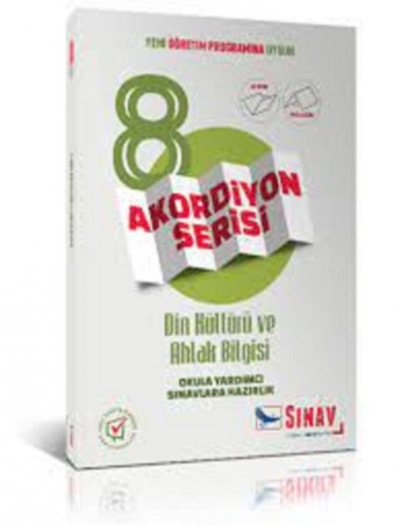 8. Sınıf Din Kültürü ve Ahlak Bilgisi Akordiyon Kitap Sınav Dergisi Yayınları