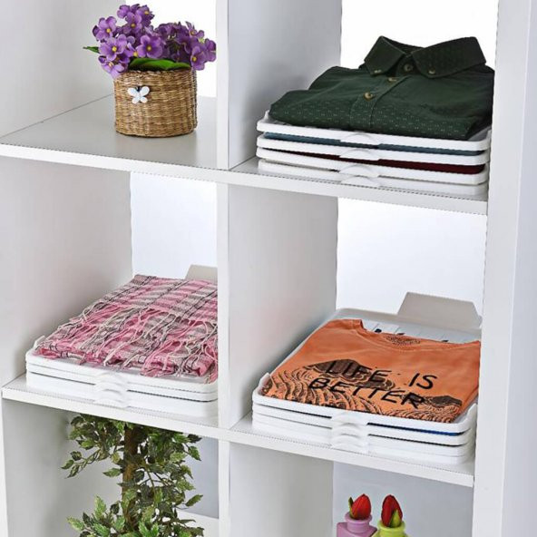 24lü Tişört Düzenleyici Gömlek T-shirt Elbise Organizer - 2