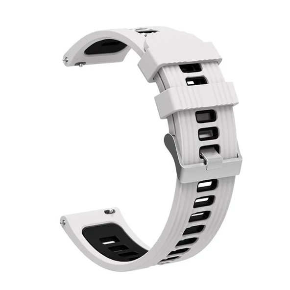 Gpack Huawei Watch Buds Kordon Delikli Çift Renk Şık Tasarım KRD 55