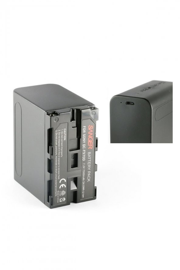 SANGER USB Çıkışlı F970M, 320 Led Kamera Işığı Bataryası