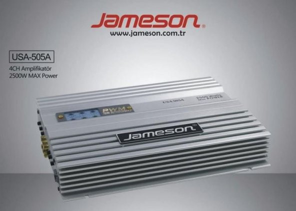 JAMESON USA-505A 4ch 2500W OTO ANFİ ürün görseli
