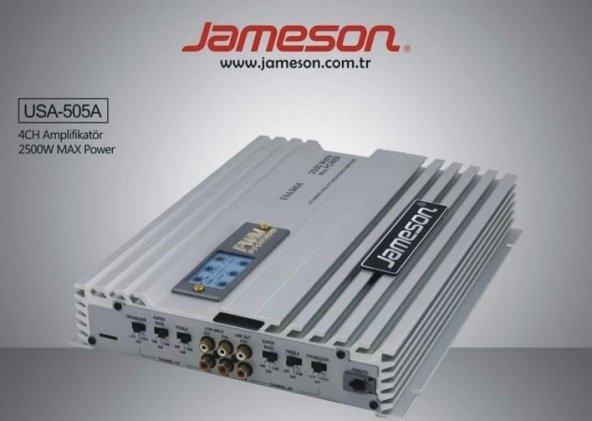 JAMESON USA-505A 4ch 2500W OTO ANFİ - Resim 4