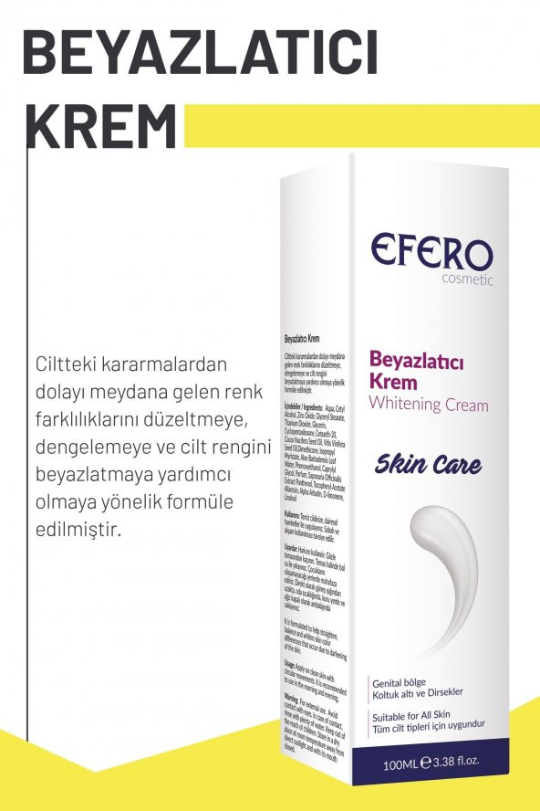 Beyazlatıcı Ve Cilt Tonu Eşitleyici Krem Anti Pigmentation Blemish Whitening Cream 100 Ml - 5