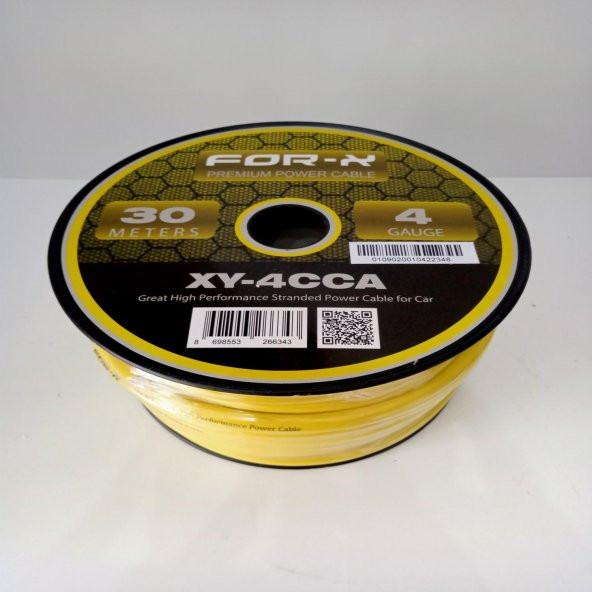 For-X Oto Anfi Power Kablo 4ga 30mt Xy-4cca - Resim 2