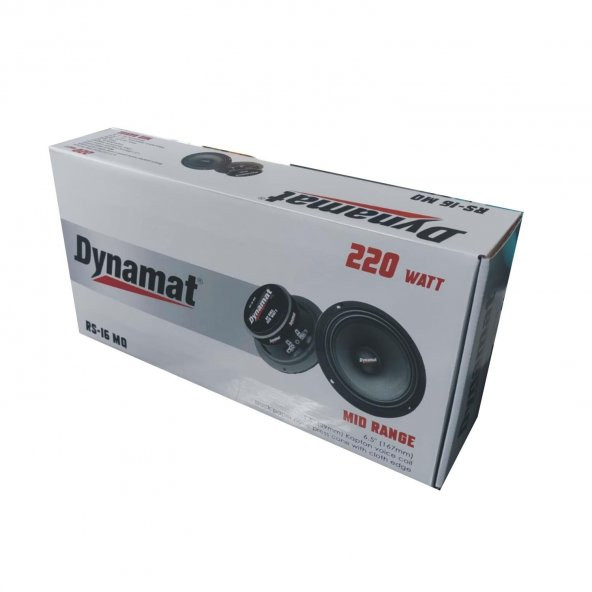 Dynamat RS-16 MQ  - 16 Cm - 220W Profesyonel SPL -En Kaliteli Midrange - 2