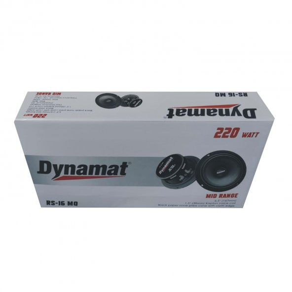 Dynamat RS-16 MQ  - 16 Cm - 220W Profesyonel SPL -En Kaliteli Midrange - 3