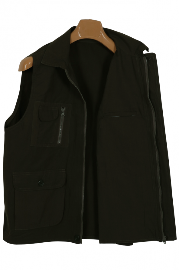 Erkek Keten Yelek Reguler Fit RAR00989 - 4