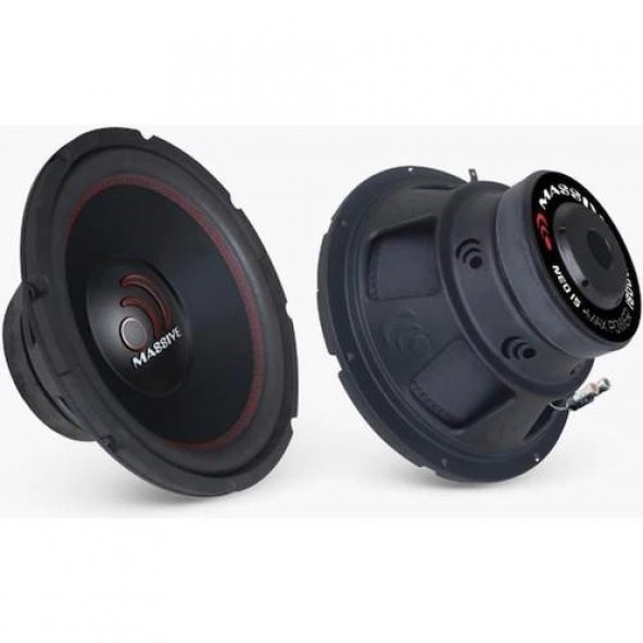 Massive MS-NEO15 38 cm Subwoofer Bas 1800 Watt Maximum Power