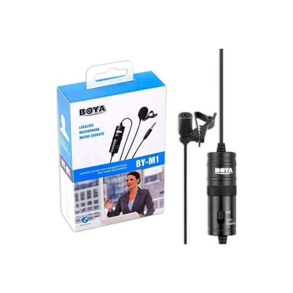 Boya Profesyonel Youtuber Yaka Mikrofonu By-M1 Mikrofon - 2