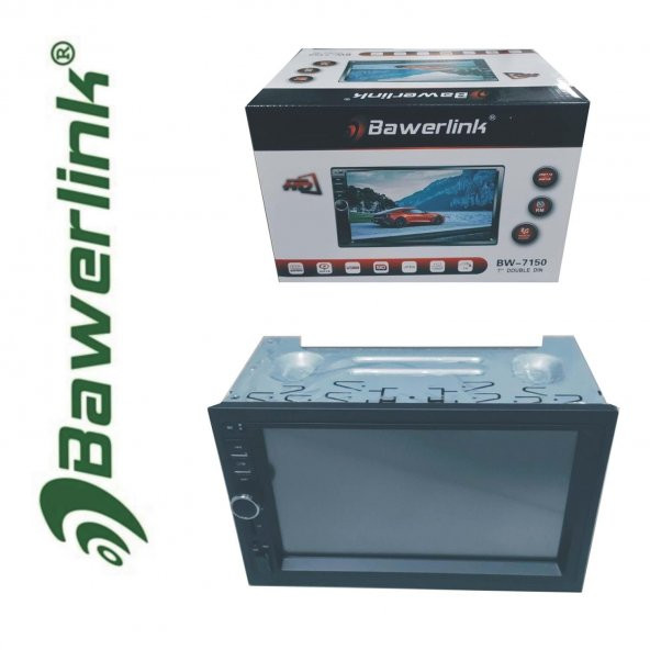 Bawerlink Bw-7150 7 Inc Usb/Sd/Bt Double Dın Oto Teyp Kamera Hediyeli - 2
