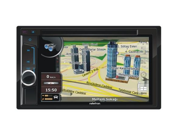 NEWFRON NF-ND626 6,2DOUBLE BT/DVD/SD/USB/FM/GPS OTO TEYP KAMERA HEDİYE