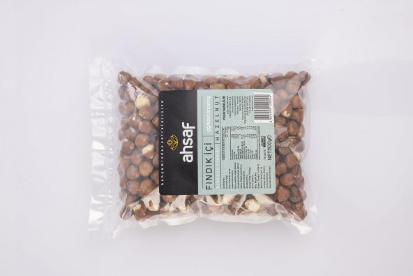 AHSAF İÇ FINDIK ÇİĞ VAKUM 500 GR - 2