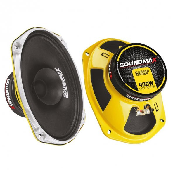 Soundmax Sx-m69f Oval 6x9 Çifti 800wat Yeni Pro Seri Oto Midrange ürün görseli