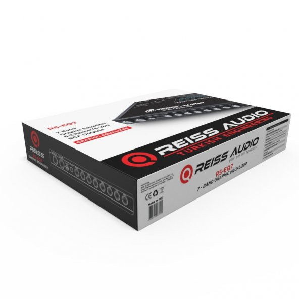 Reiss Audıo RS-EQ7 7 Bantlı Grafik Ekolayzer 6 Kanallı / 8 Volt Rca Çıkışları - 2
