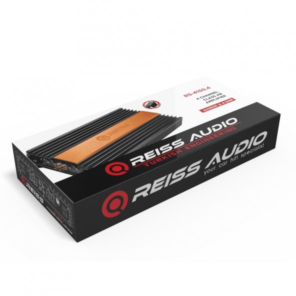Reiss Audio RS-4150.4 4 Ohm 4x150 Watt 4 Kanal Oto Anfi - 4