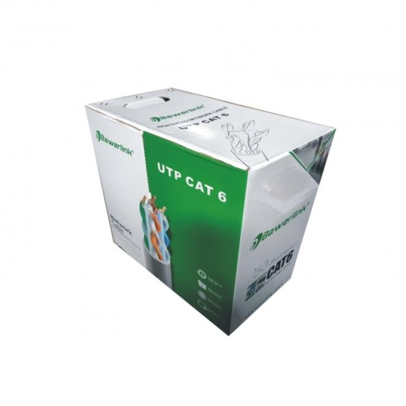 Bawerlink BW-CAT608 305m Gri Utp CAT6 Kablo - 2