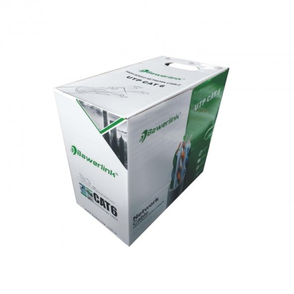 Bawerlink BW-CAT608 305m Gri Utp CAT6 Kablo - 4