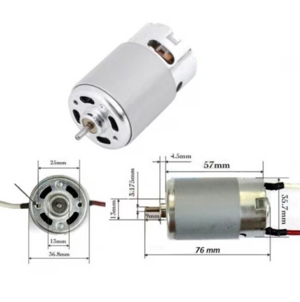 Johnson RS-550 Yüksek Torklu DC Şarjlı Matkap Motoru - 5
